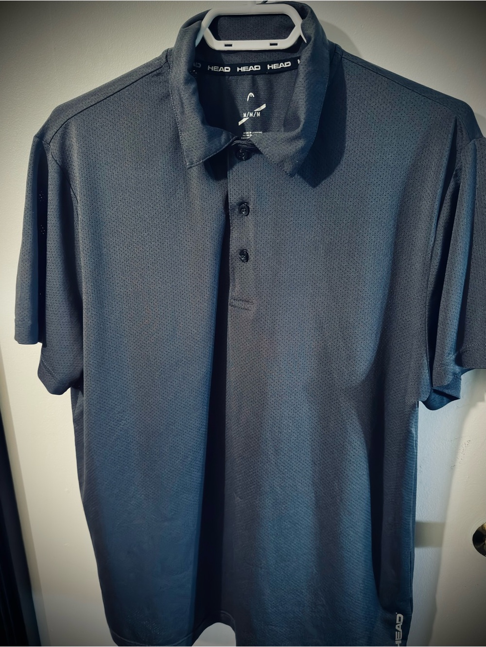 HEAD Men's Athletic Polo Shirt - Charcoal